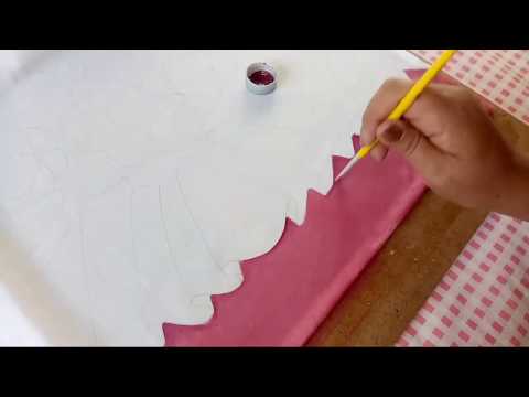 Como Pintar Falso Barrado / Pintura En Tela / Pintura Textil