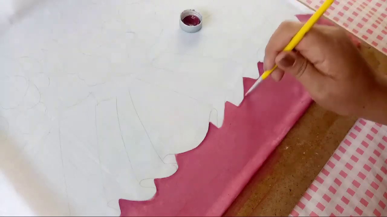 Como Pintar Falso Barrado / Pintura En Tela / Pintura Textil