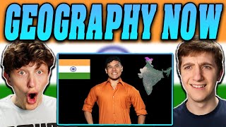 American Guys React To Geography Now! India