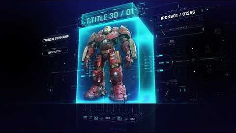 HUD UI 2d 3d Player1 for After Effects 2023