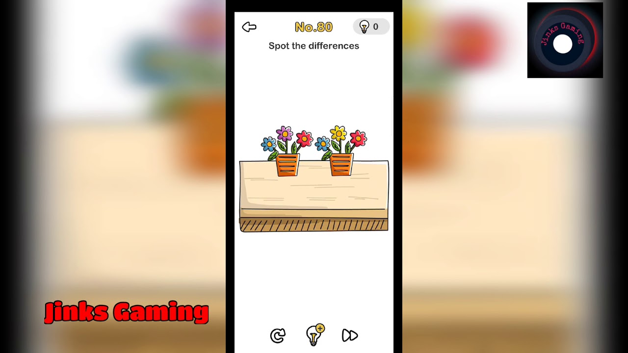 How to pass Brain out level 80?Spot the differences