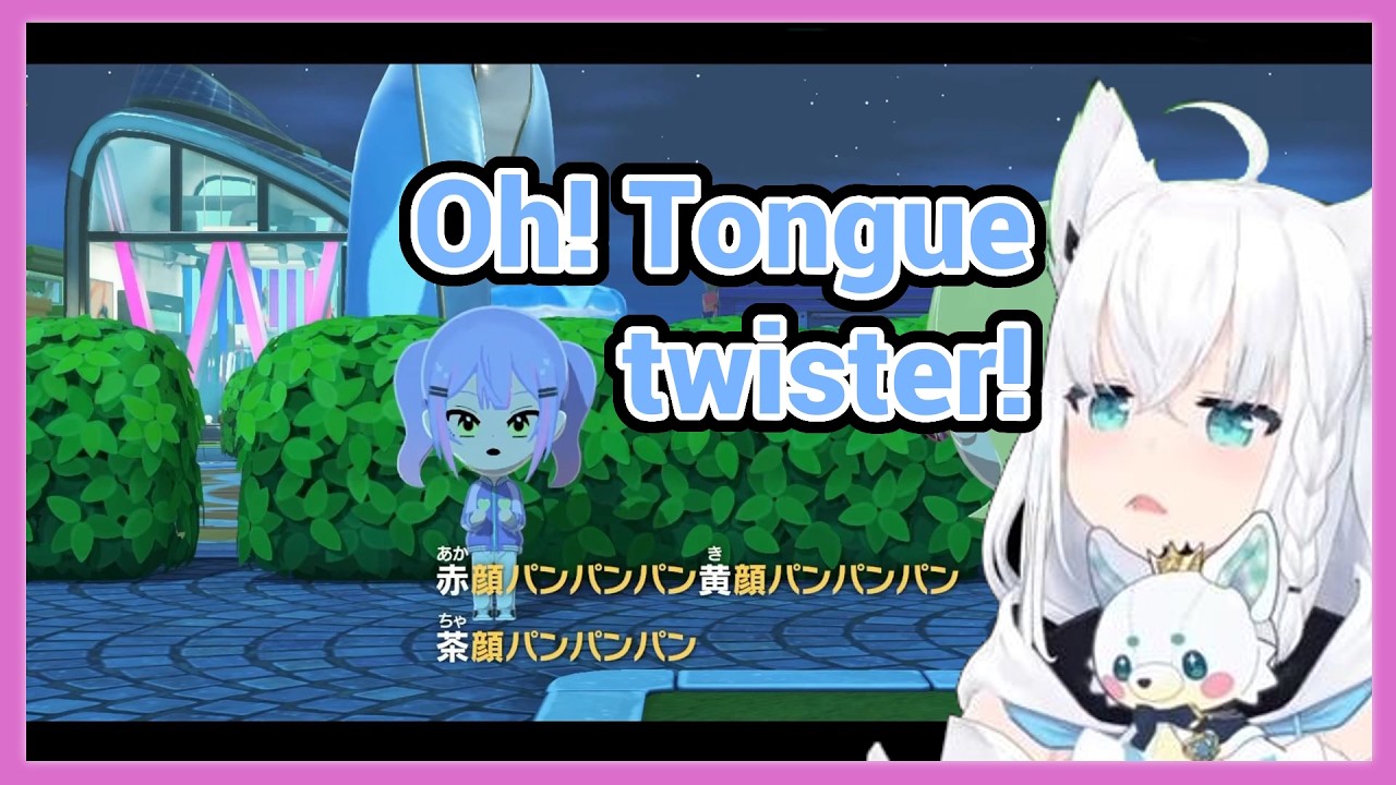Fubuki Tried a Tongue Twister in Tomodachi Life But Ended Up Really Cute!