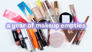 ALL the Makeup I Used Up in 2023: A Year of Makeup Empties ♻️