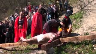 картинка: Уперше в Зарваниці театралізована Хресна дорога (Архів 2009)