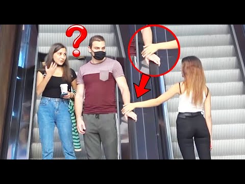 Touching Hands On Escalator Prank 2021 | Prank in Georgia | Best of Just For Laughs