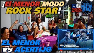 🔴COLOMBIANOS REACCIONAN a EL MENOR vs ACERTIJO - ¡El MENOR: ROCK STAR! [FMS CHILE FINAL 2023-2024]