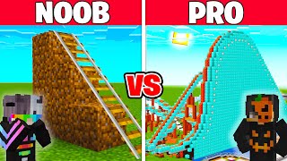 NOOB vs PRO: DEVASA HIZ TRENİ YAPI KAPIŞMASI!  Minecraft