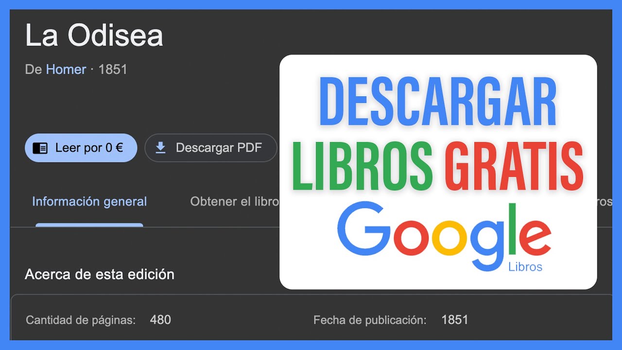 🔥 CÓMO DESCARGAR LIBROS GRATIS en GOOGLE LIBROS 🔥