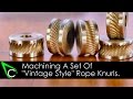 Home Machine Shop Tool Making - Machining A Set Of Vintage Style Rope Knurls