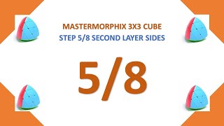 Mastermorphix Cube 3X3 STEP 5/8 Second Layer Sides