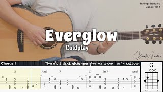 PDF Sample Everglow - Coldplay guitar tab & chords by Kenneth Acoustic.