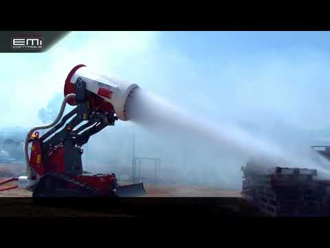 Firefighting Robot TAF35 vs. Palette Fire (Fire class A)