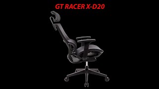 Распаковка и обзор на офисное кресло GT Racer Х-D20