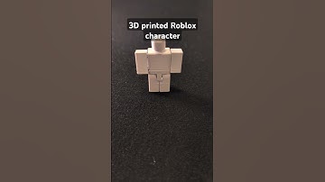 3D printed Roblox character #3dprinting #roblox #robloxshorts #videogames #games