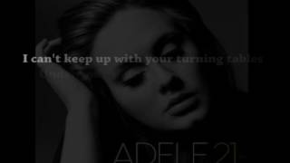 Adele -Turning Tables with lyrics