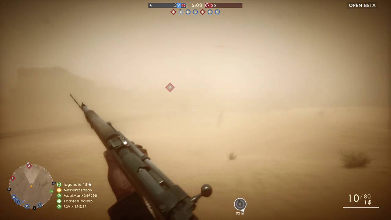 Battlefield™ 1 Open Beta - Low Visibility