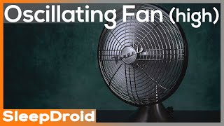 ► Fan Noise for sleeping, studying | 10 hours of Oscillating Fan Sounds | High Speed Fan Sound