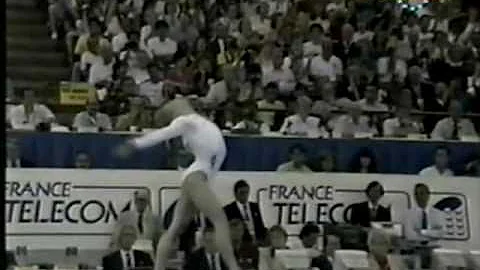 Kim Zmeskal 1991 Worlds All Around FX