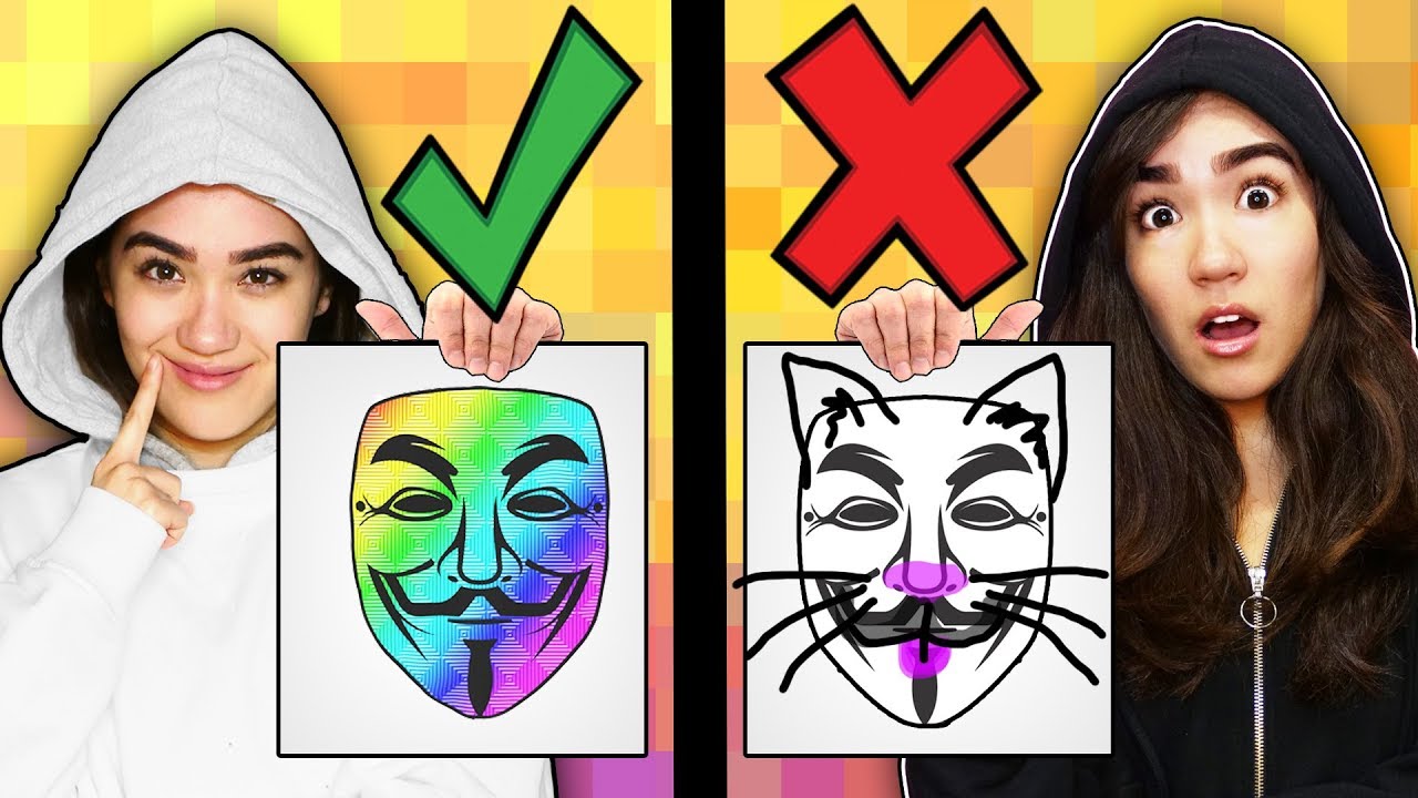 HACKER GIRL EVIL TWIN 3 Marker Battle Royale of Challenges (WINNER TAKES OVER YOUTUBE CHANNEL)