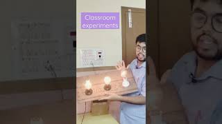 Classroom experiments- Understanding Parallel and series connection of resistors| Class 10th |