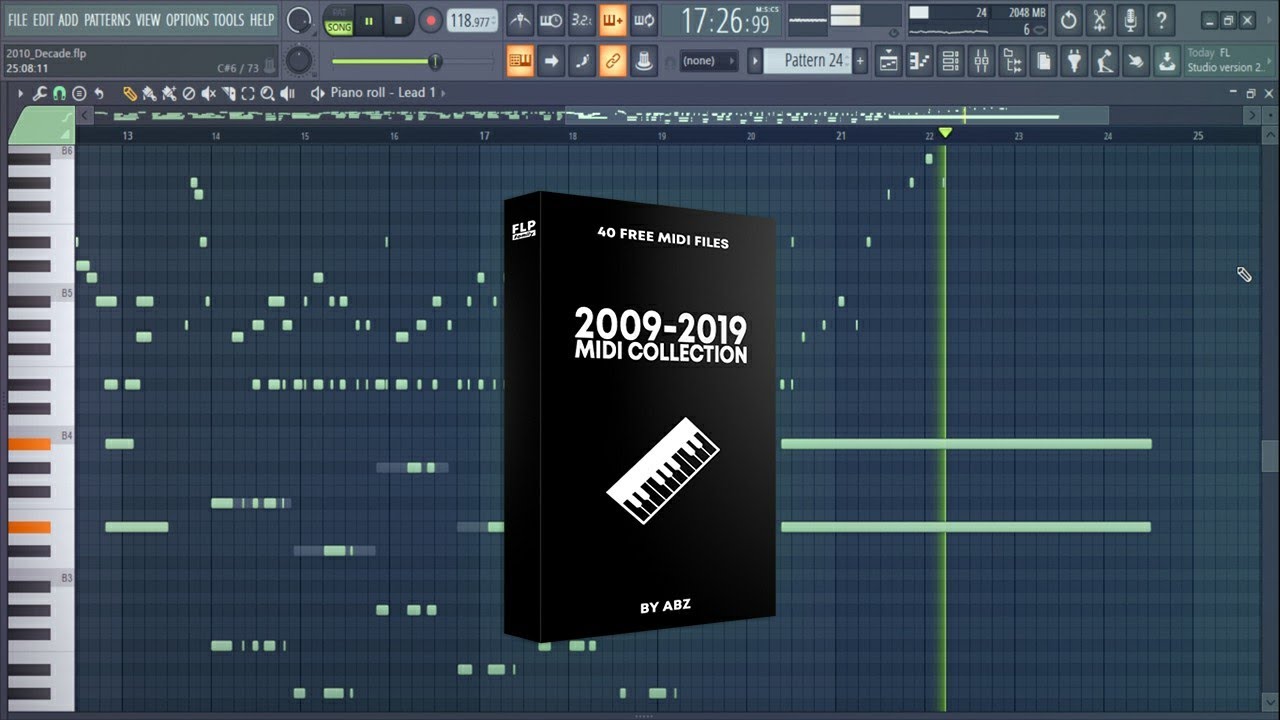 2009 - 2019 Mega MIDI Collection [FREE MIDI PACK + FREE FLP] - YouTube