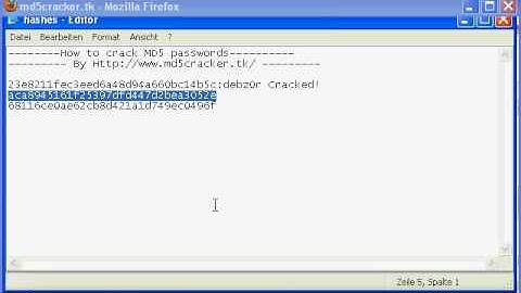 how to crack md5 hash onlinecracker