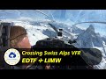 VFR über die Schweizer Alpen nach Italien 🇩🇪🇨🇭🇮🇹 | Freiburg (EDTF) ✈︎ Aosta (LIMW)