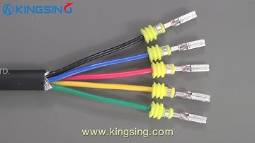 Semi-automatic Wire Strip and Seal-Crimp Machine