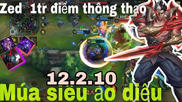 [LMHT: tốc chiến] one champ zed siêu đảo đường gánh team  cực ảo diệu