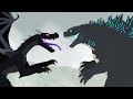 Godzilla vs Ender Dragon | EPIC battle |  DinoMania - Monster Fights