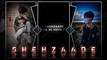 "SHEHZAADE AISA HI HOTA HAI viral status video edit alight motion xml" by THE PAPPU EDITOR