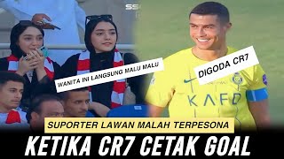 Ketika CR7 Menjadi Penyelamat Al Nassr, Selebrasi CR7 Merayu Dua Wanita Mesir