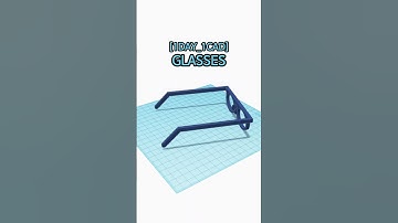 [1DAY_1CAD] GLASSES #shorts  #tinkercad #project