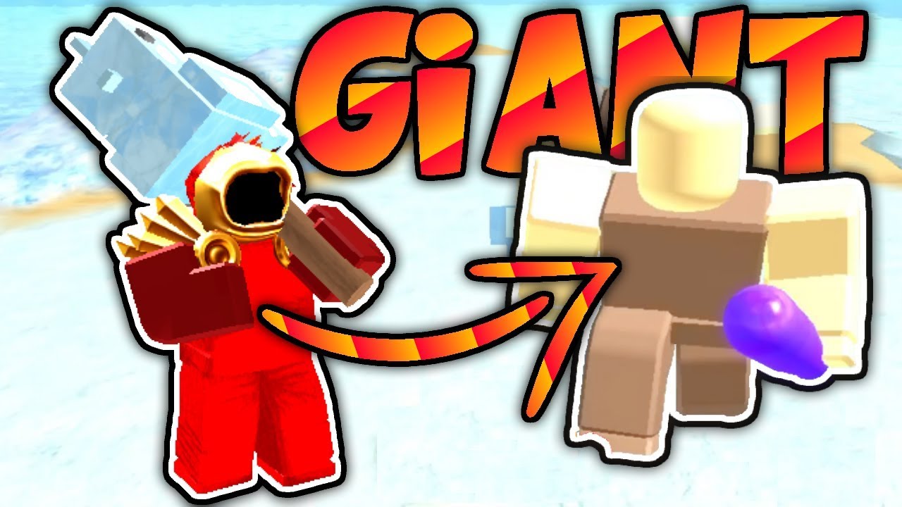 Killing The Giant With Peeper Hammer Roblox Booga Booga By Glitch