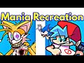 Friday Night Funkin&#39; VS Mania Recreation / Sonic (FNF Mod/Hard/Crazy Tails + Gameplay)