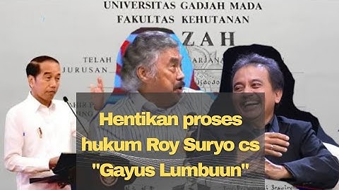 Hentikan proses hukum Roy Suryo #roysuryo #ijazahpalsujokowi #rakyatbersuara #beritaviral 