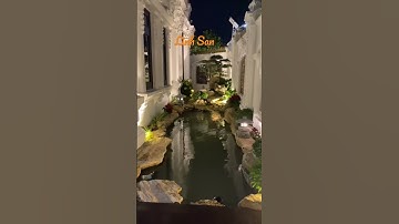 Thác nước hồ Cá Koi đẹp