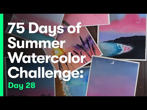 75 Days of Summer Watercolor Challenge: Day 28