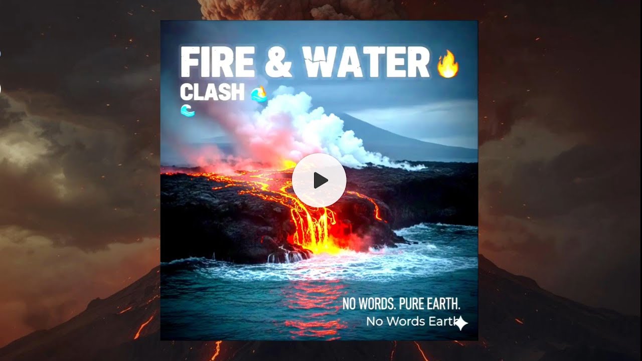 LAVA vs OCEAN: The Most Dangerous Collision on Earth 🌋🌊