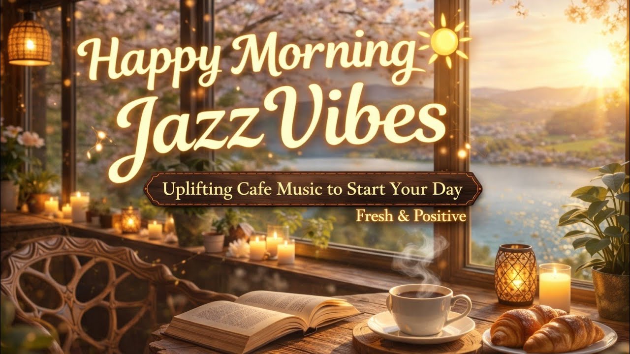 Happy Morning Jazz ☀️ Uplifting Cafe Music to Start Your Day Fresh ...