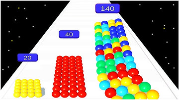 Canvas Ball Run 3D Game - Gameplay Walkthrough - Levels 1-20