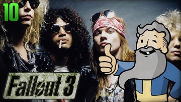 Fallout 3 Gameplay Walkthrough Part 10 - "Guns n Roses Radio!!!" 1080p HD