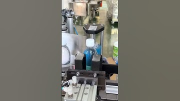 #Mineralbottlelabeling machine, round bottle automatic labeling machine #labelingmachine #shorts