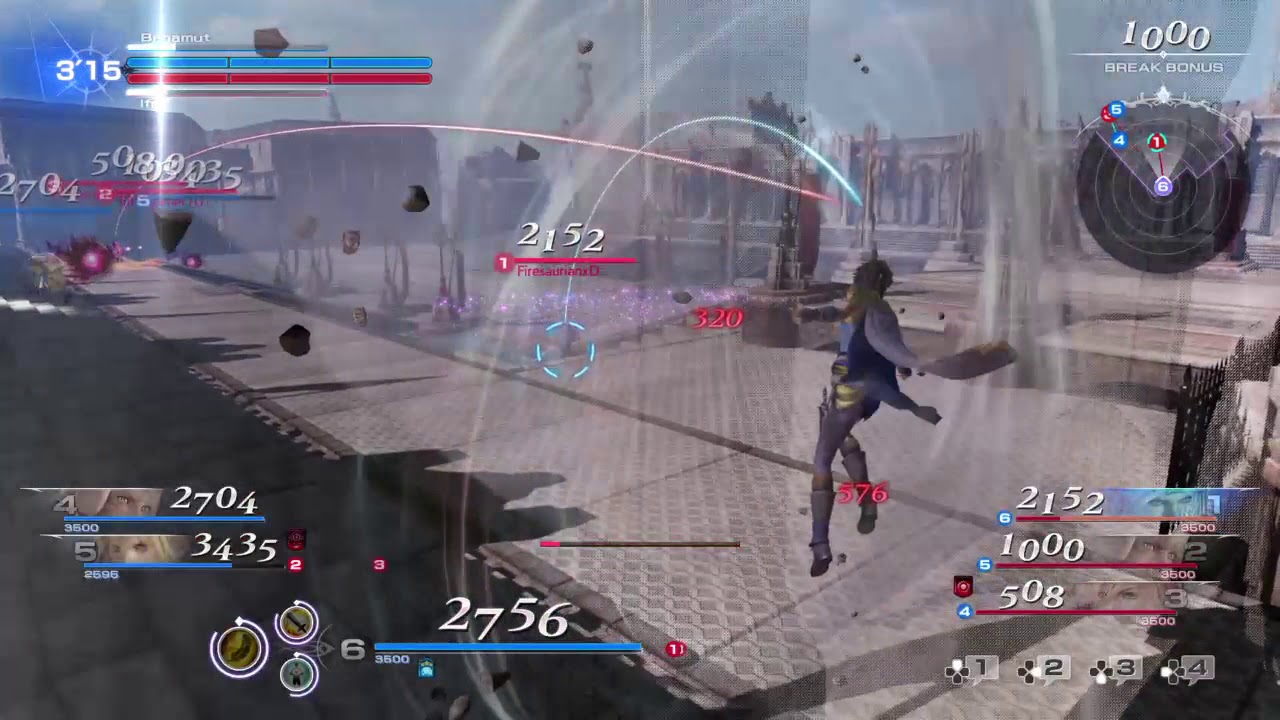 DISSIDIA FINAL FANTASY NT Open Beta Test Bartz Gameplay - YouTube