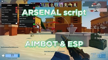 Roblox arsenal OP Hack Script Aimbot and ESP | Arsenal aim script 2021