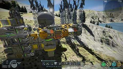 Space Engineers Grid AI autonomous mining drone