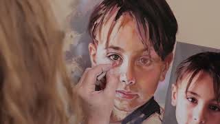 Soft Pastel portrait painting screenshot 5