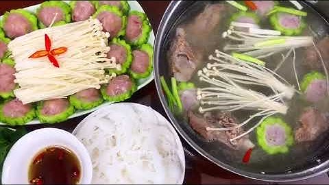 Lẩu cá thác lác khổ qua, món lẩu ngon dễ nấu