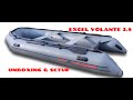 EXCEL VOLANTE 390  UNBOXING TO FULLY SETUP SIB FISHING UK WHEEL FITTING RAILBLAZA