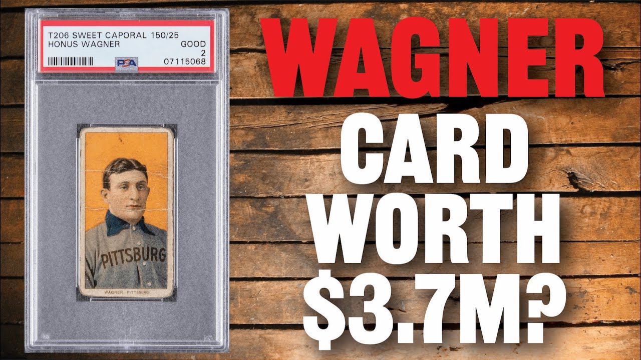 Why the HONUS WAGNER Baseball Card is Worth MILLIONS 